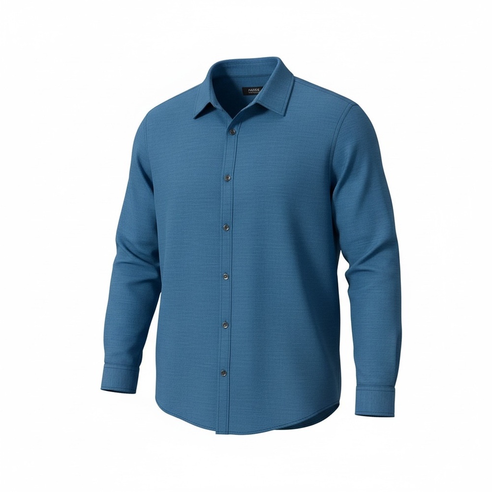 Alfani Men's Casual Blue Button Down Shirt
B1